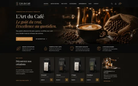 Aperçu du projet L’Art du Café