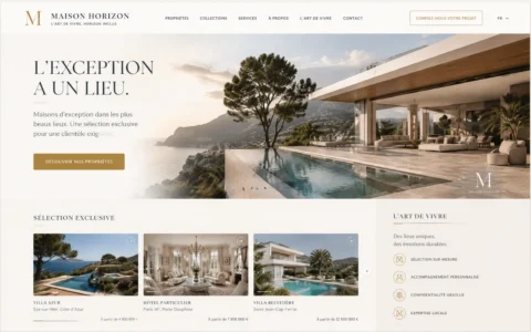 Aperçu du projet Maison Horizon