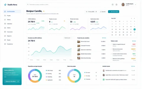 Aperçu du projet Studio Nova